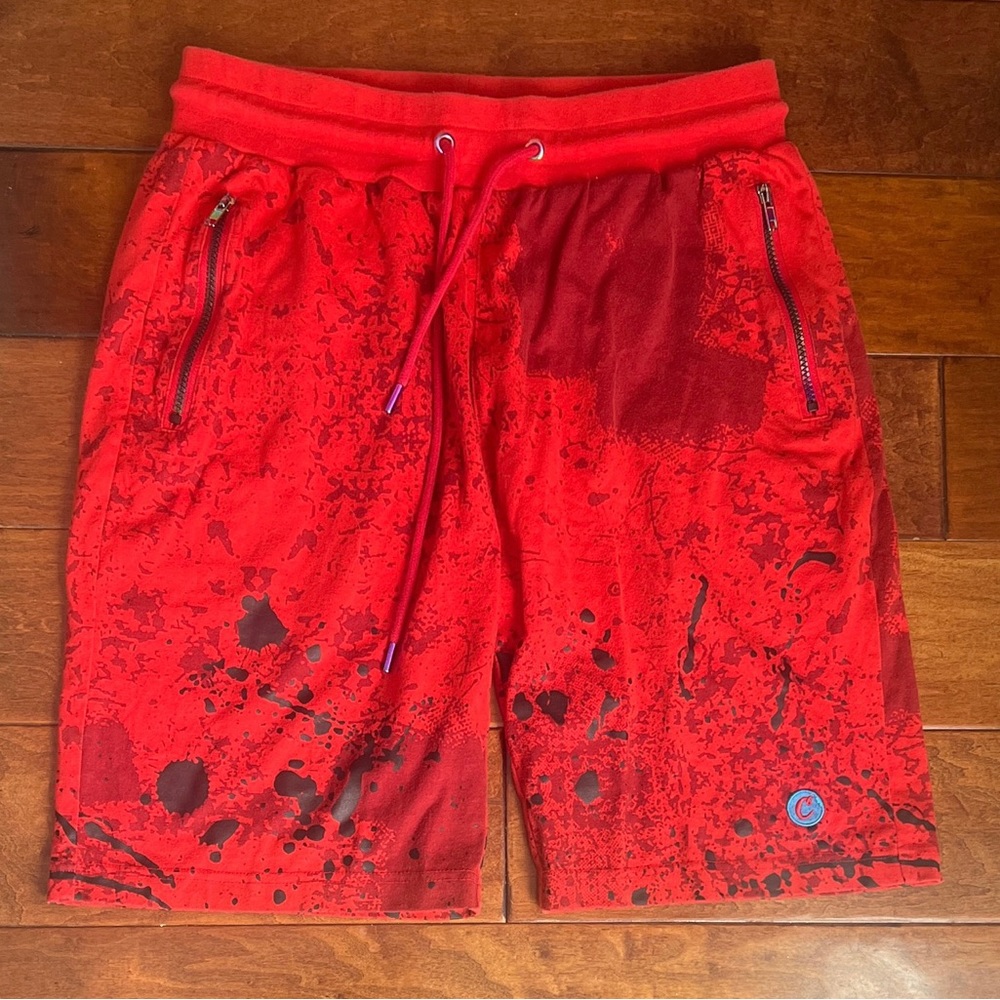 Cookies Trinidad Red Sweat Shorts Size Large
